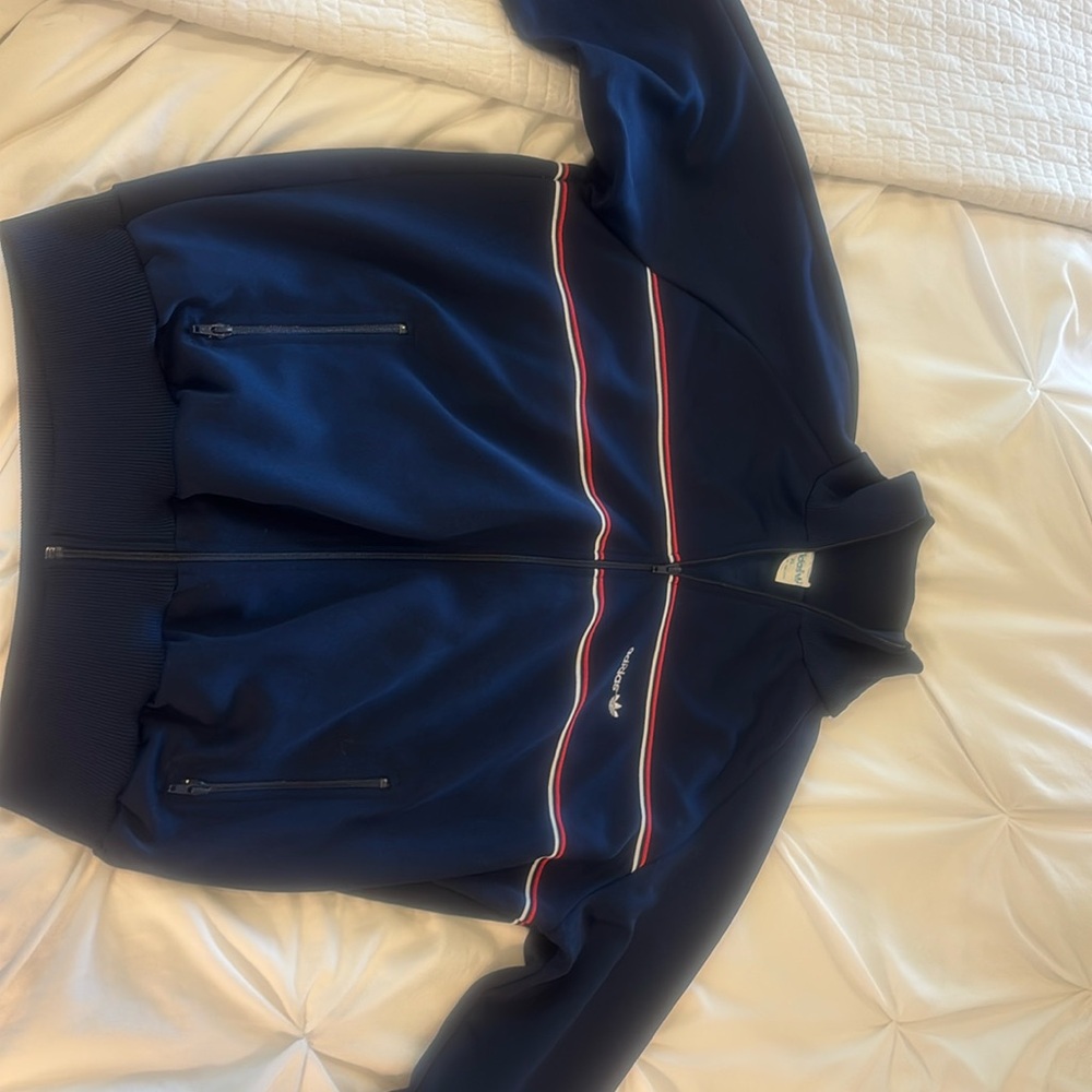 80s VINTAGE ADIDAS ZIP UP